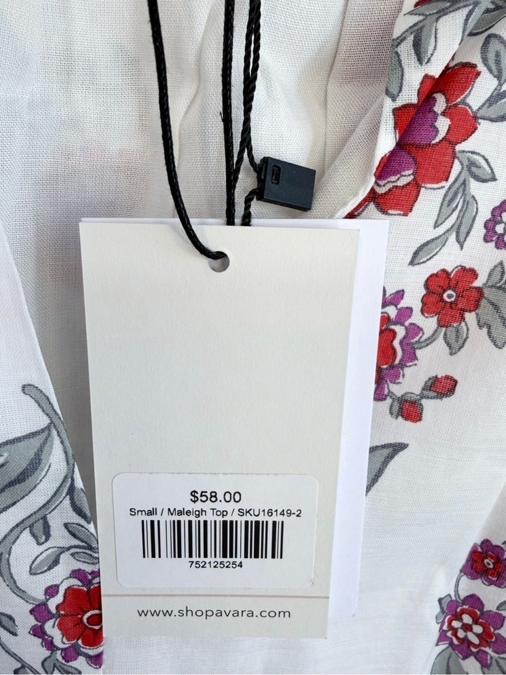 NWT Avara Sugar Lips Maleigh Gauze Top Blouse in Nelina Floral Print Size Small - Picture 5 of 16